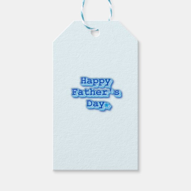 Étiquettes-cadeau Happy Father's Day (Devant)