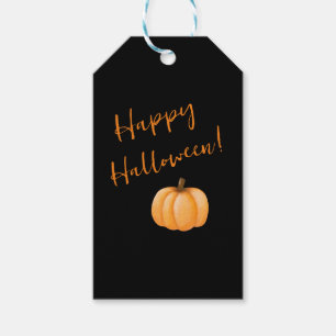 Étiquettes-cadeau Happy Halloween-Citrouille-