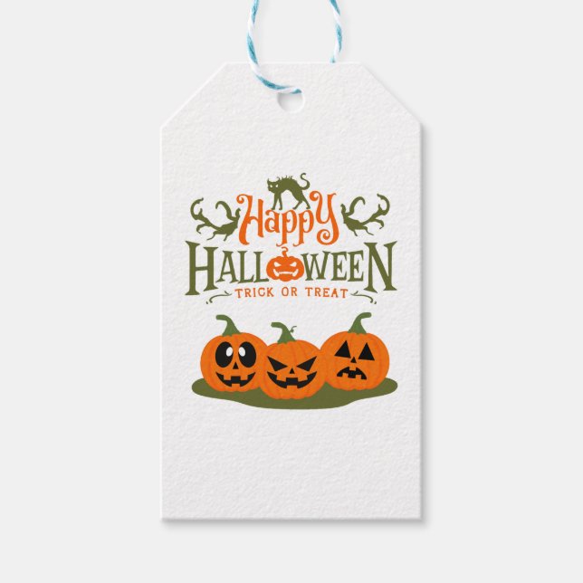 Étiquettes-cadeau Happy Halloween - Halloween Cool (Devant)