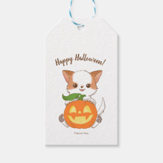 Étiquettes-cadeau Happy Halloween! Mochi and Jack o'lantern Favor Ba