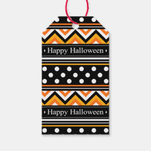 Étiquettes-cadeau Happy Halloween Motif moderne