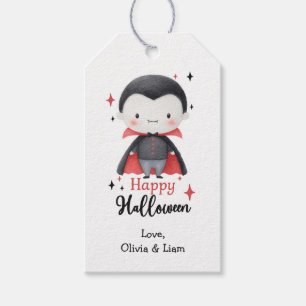 Étiquettes-cadeau Happy Halloween Vampire Tags Cadeaux personnalisés