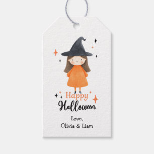 Étiquettes-cadeau Happy Halloween Witch Tags Cadeaux personnalisés