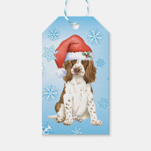 Étiquettes-cadeau Happy Howlidays English Springer Spaniel