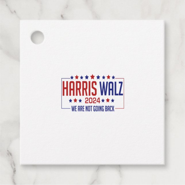 Étiquettes Cadeau harris walz (Devant)
