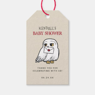 Étiquettes-cadeau Harry Potter   Hedwig Remerciement Baby Shower