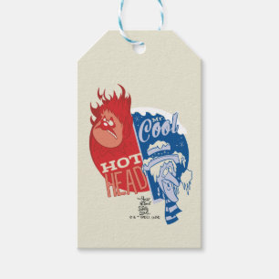 Étiquettes-cadeau Heat Miser Hot Head & Snow Miser M. Cool