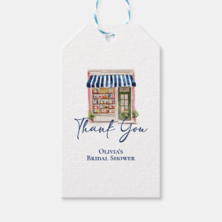 Étiquettes-cadeau Her New Chapter Begins Book themed Bridal Shower