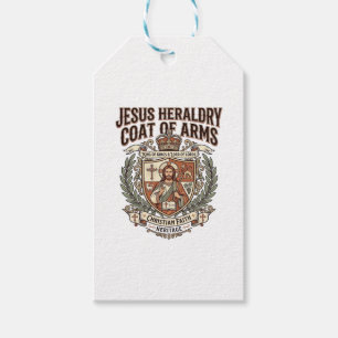 Étiquettes-cadeau Héraldique de Jésus Blason Héraldique de Jésus Bla