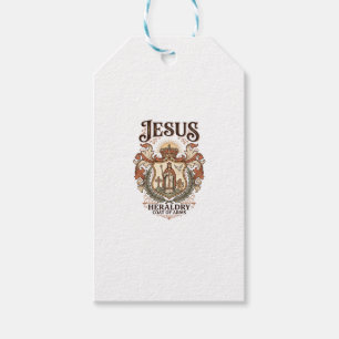 Étiquettes-cadeau Héraldique de Jésus Blason Héraldique de Jésus Bla