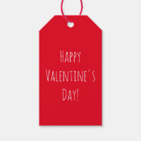 Heureuse Sainte-Valentin mignon rouge simple