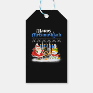 Étiquettes-cadeau Heureux Chrismukkah Funny Hanoukka Christmas Jewis
