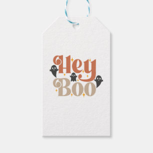 Étiquettes-cadeau Hey Boo Boho Halloween Hey Boo Ghost