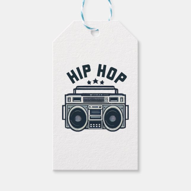 Étiquettes-cadeau Hip hop (Devant)