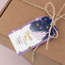 Hiver Bleu violet Or Flammes de neige Magique Anni