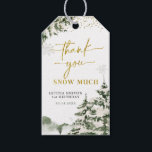Étiquettes-cadeau Hiver Forêt des Onederland Premier anniversaire Me<br><div class="desc">Tag hiver Forêt des Onederland Premier anniversaire Merci</div>