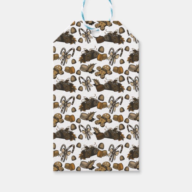 Étiquettes-cadeau Holiday Sweets- Coco (Solid) Gift Tag (Devant)