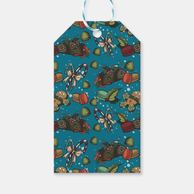 Étiquettes-cadeau Holiday Sweets- Ice (Color) (Devant)