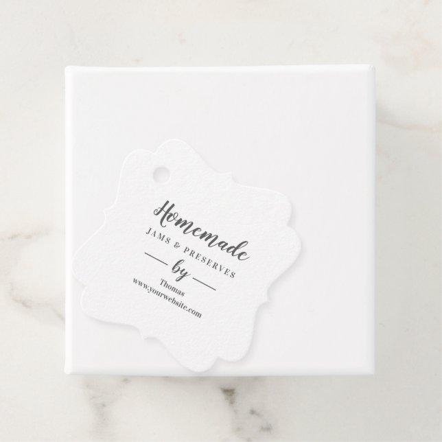 Étiquettes Cadeau Homemade Honey Products Label (En situation)