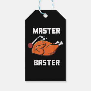 Étiquettes-cadeau Hommes Femmes Master Baster Funny Turquie Baster M