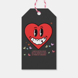 Étiquettes-cadeau Hope Heart   Message positif   Amour personnel