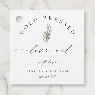 Étiquettes Cadeau Huile d'olive d'Ellesmere