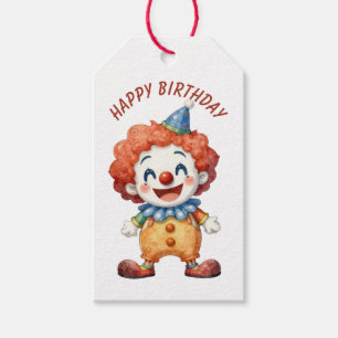 Étiquettes-cadeau Humour de cirque clownesque