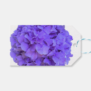 Étiquettes-cadeau Hydrangeas lilas violettes fleurs violettes lavand