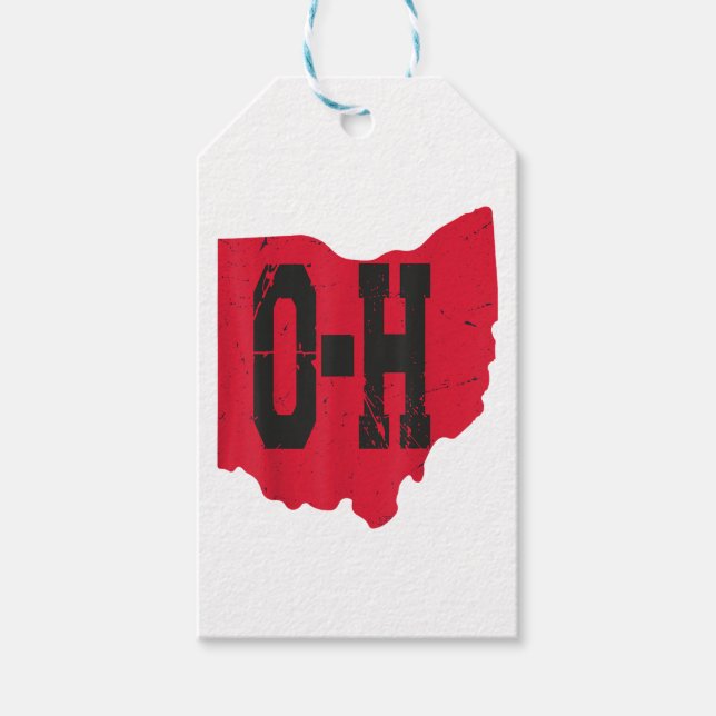 Étiquettes-cadeau I Love My Ohio Home Script Ohio Buckeye State (Devant)