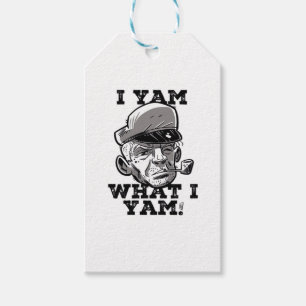 Étiquettes-cadeau I Yam What I Yam Classic Meme Design