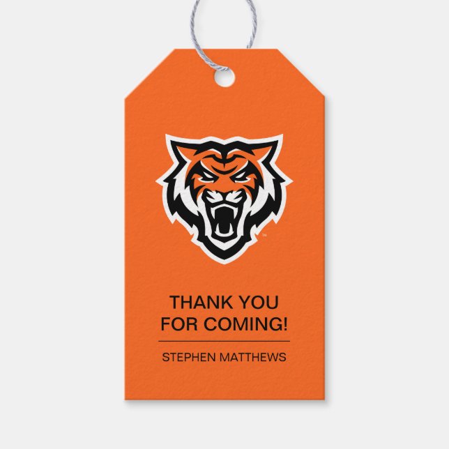 Étiquettes-cadeau Idaho State University Bengals Spirit Design (Devant)