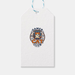 Étiquettes-cadeau Idée cadeau chat de gamer - Club Chat Gamer_1
