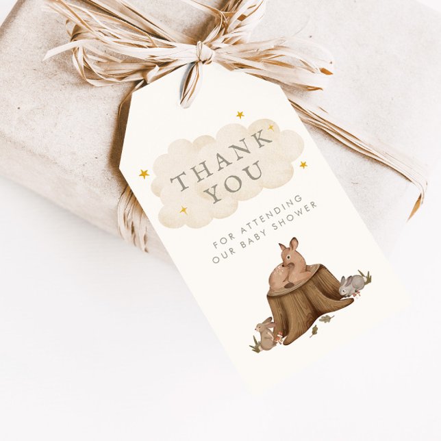 Étiquettes-cadeau Il était une fois Woodland Storybook Favoriser (Créateur téléchargé)