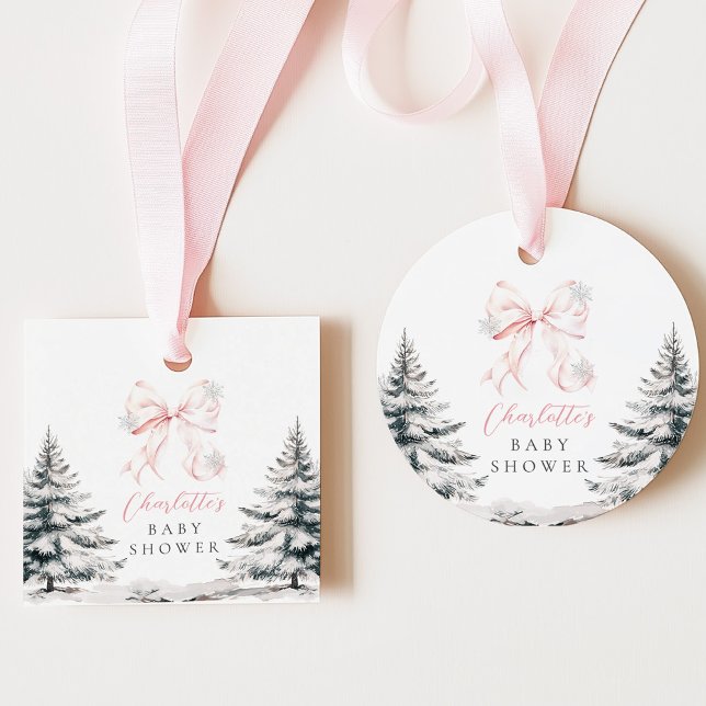 Étiquettes Cadeau Il fait froid à l'extérieur du Baby shower de la B (Créateur téléchargé)