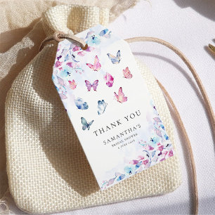 Étiquettes-cadeau Il Me Donne Fête des mariées Aux Papillons