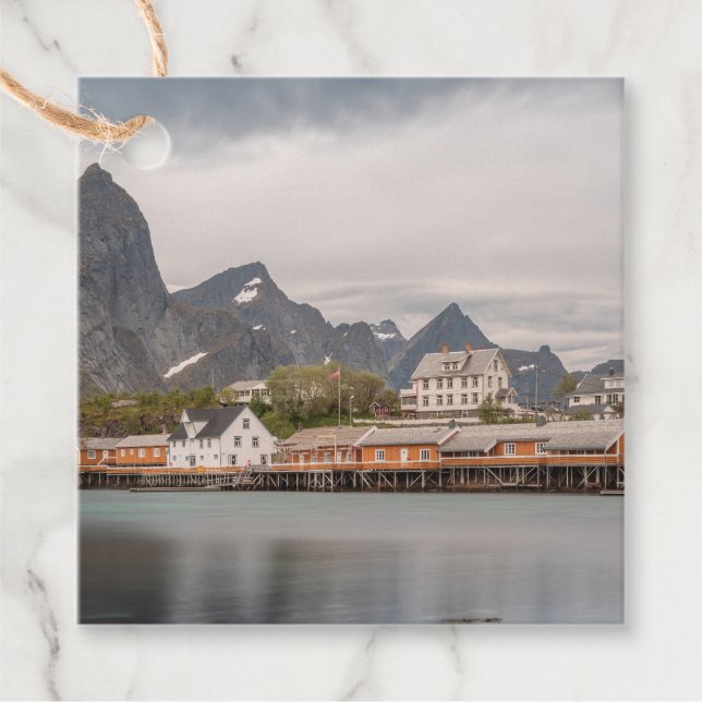 Étiquettes Cadeau Iles Lofoten Norvège (Devant)