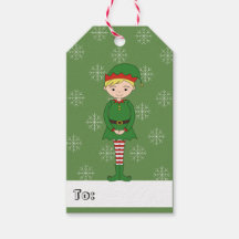 illusima Boy Elf Christmas Snowflakes Green