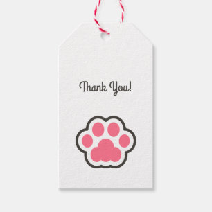 Étiquettes-cadeau Illustration Cute Kitty