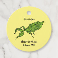 Illustration de dessin d'insecte des feuilles vert