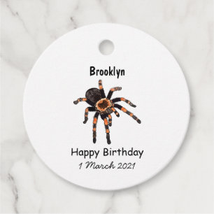 Étiquettes Cadeau Illustration de Tarantula