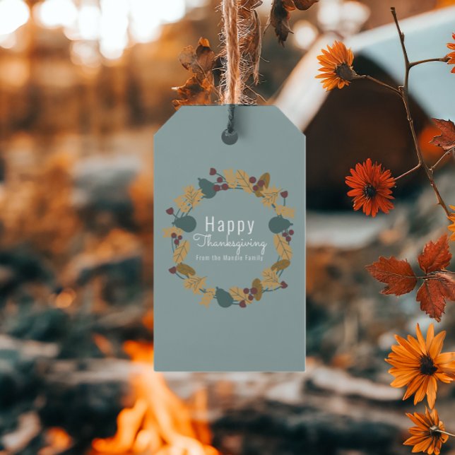 Étiquettes-cadeau Illustration élégante de la couronne d'épée Thanks (Créateur téléchargé)