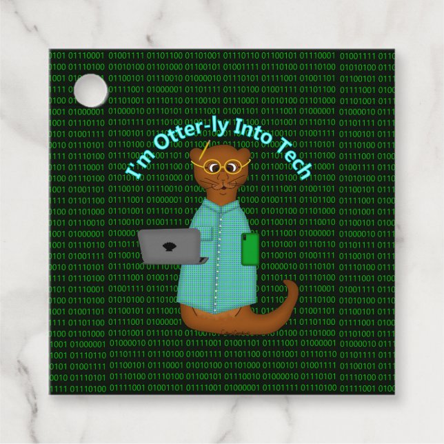 Étiquettes Cadeau I'm Otter-ly (Devant)
