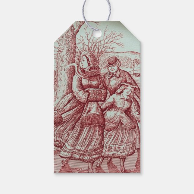 Étiquettes-cadeau Image de Noël en édition limitée Spode (Devant)