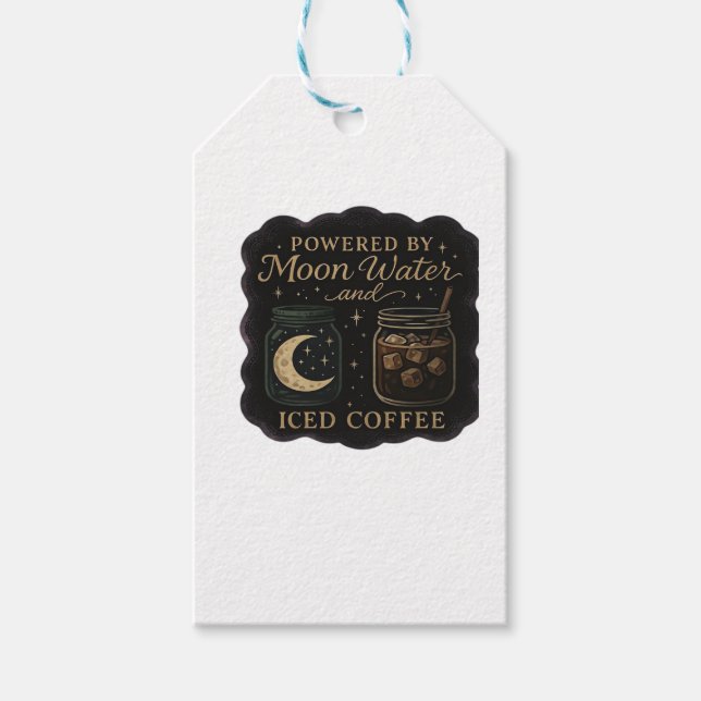 Étiquettes-cadeau Imaginaire Whimsigoth - Forêts mystiques, Lunes et (Devant)