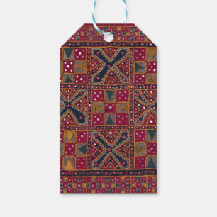 Étiquettes-cadeau Impression d'art décoratif indien