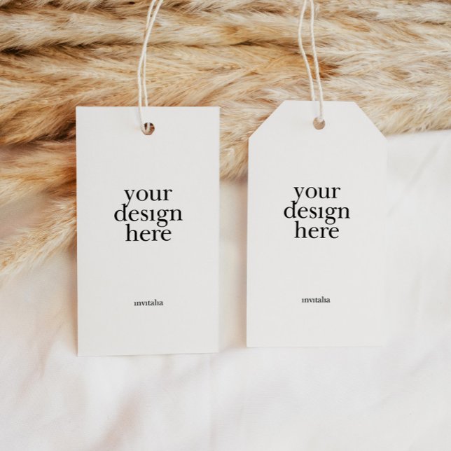 Étiquettes-cadeau Impression des balises préférées de 3,5 x 2 po (Print Your Own Tag)