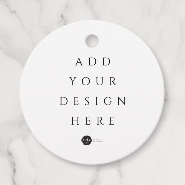 Étiquettes Cadeau Imprimer les balises Favor personnalisées recto do (Devant)