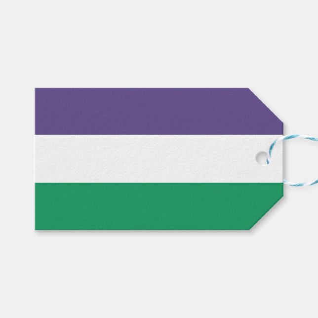 Étiquettes-cadeau Indicateur Suffragette (Devant (Horizontal))