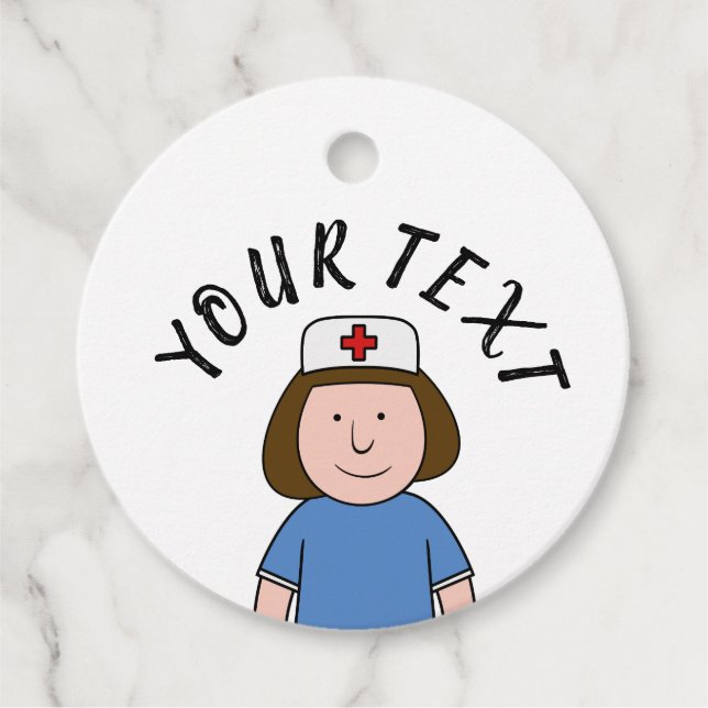 Étiquettes Cadeau Infirmière (Devant)