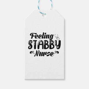 Étiquettes-cadeau Infirmière de ressentir la stabilité